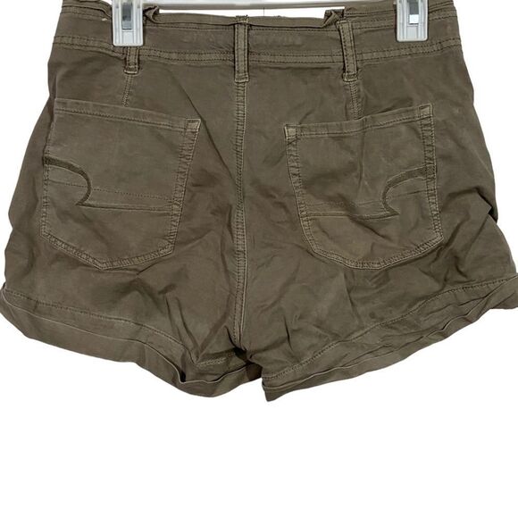 American Eagle Mid Rise Vintage Cargo Style Jean Shorts - Picture 2 of 3